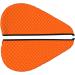 Hair Towel Wrap - Quick Drying Turban with Button | Orange Scales | Best Hair Drying Solution - Buy Online on GoSupps.com