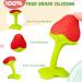 SHARE&CARE BPA Free Silicone Fruit Teether Toys with Storage Case - Infant Teething Pain Relief (5 Tree Fruits) - Buy Online on GoSupps.com