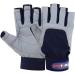 MRX Boxing & Fitness 3/4 Finger Sailing Gloves with Grip - Blue/Grey, Medium for Men and Women - Ideal for Kayaking, Workouts & More - Buy Online on GoSupps.com