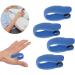 4 Pack Acupressure Clip - Portable Thumb Shaped Hand Pressure Point Magnet for Migraine Relief - Blue - Buy Online on GoSupps.com