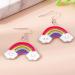 Feylie Acrylic Trailer Earrings for Women - Colorful Cartoon Fashion Ornaments for Everyday & Casual Dates - Rainbow & Stars Design - Buy Online on GoSupps.com
