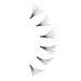 Kiss I Envy Ultra Black Flare Medium Lashes 6 Pack - 70 Count x 6 | Premium Quality - Buy Online on GoSupps.com