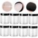 FRCOLOR 8 Pieces Cream Jars with Wide Mouth Empty Cosmetic Containers Cream Container with Wide Mouth Creamy Buttercream Storage Container for Cream Transparent Cream Containers Round - Buy Online on GoSupps.com