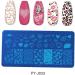 Nail Stamping Plates - Rose Design | Stainless Steel Nail Art Templates for Stunning Manicures - Shop Internationally - Buy Online on GoSupps.com