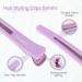 Aimike 6 Hair Clips for Styling & Cutting | No Trace Silicone Tape Hairdresser Clips for Thick & Thin Hair | Macaron Violet Blue & Yellow Compartment Clamps - Buy Online on GoSupps.com