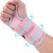 Ztl Carpal Tunnel Wrist Brace for Men Women Pain Relief Upgraded Breathable Wrist Splint Night Support with Adjustable Straps Hand Brace for Tendonitis Arthritis Sprains (Right Hand Pink S/M) Right Hand-Pink S/M