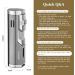 PIPITA Torch Lighter Windproof Cigar Lighter Adjustable Triple Jet Flame Refillable Butane Gas Lighters with Punch (Butane Not Included) - Buy Online on GoSupps.com