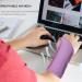 NuCamper Wrist Brace Carpal Tunnel for Men Women - Night Support Splint with Compression Sleeve - Adjustable Straps for Tendonitis, Arthritis Pain Relief - Left Hand-Purple (S/M) - Buy Online on GoSupps.com
