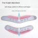 Safwel Back Support Bandage - Breathable Height-Adjustable Collar for Neck Pain Relief & Spine Pressure - Pink for Women - Buy Online on GoSupps.com