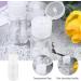 Fomiyes Transparent Travel Bottles - 24 Pack 10ml Squeeze Containers for Cream Liquid Soap & Detergent - Folding Lock Design for Women - Buy Online on GoSupps.com
