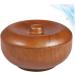 Doitool Men's Shaving Bowl with Lid - Wooden Brown 9.7x9.7 cm | Ideal for Shaving Soap Foam & Brushes | Premium Grooming Accessories - Buy Online on GoSupps.com