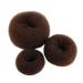 Demarkt Brown Knot Ring Hair Donut Pillow - 3 Piece Hair Bun Maker for Effortless Updos - Buy Online on GoSupps.com