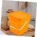 TOKIDNY Sealed Bucket Laundry Organizer White Paint Bucket Refillable Dispenser Water Pails Buckets Plastic As Shown - Buy Online on GoSupps.com