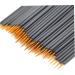 Baluue 100pcs Wand Applicator Eyeliner Liquid Eye Makeup Brushes White Liquid Eyeliner White Eye Liner 15cmX10cm Orange - Buy Online on GoSupps.com