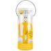 Matchstick Monkey Original Teether & Gel Applicator - BPA Free Silicone - Easy-to-Grip Design - Yellow Monkey - 3 Months+ - 10.5 cm - Buy Online on GoSupps.com