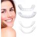 Fake Teeth  2 PCS Dentures Teeth for Women and Men  Dental Veneers for Temporary Teeth Restoration  Nature and Comfortable  Protect Your Teeth and Regain Confident Smile  Natural Shade-n3