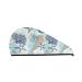 Algae Corals and Seashells Microfiber Hair Towel Soft Super Absorbent Hair Towel Wrap for Women Coral Velvet Quick Dry Hair Cap for Long Curly and Thick Hair