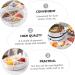 PRETYZOOM Dried Fruit Plate Lunchbox Plastic Fruit Bowl Dry Fruit Tray Candy Tray Convenient Plastic Plate 26X7.5CM White - Buy Online on GoSupps.com