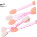 Housoutil 100pcs Eye Shadow Stick Sponge Applicator Makeup Cosmetic Make up Pink Rubber Cotton Woman Eye Patch 7.5x0.5cm Pink - Buy Online on GoSupps.com