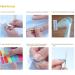 QLOLIS Premium Full Wraps Nail Art Gel Polish 20 Strips Stickers Decals DIY Nails Design Manicure Kit With 1 Nail File (Silver) - Buy Online on GoSupps.com