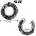 GXXMEI 20PCS Flexible Plastic Circular Stretch Comb Headbands for Women and Girls - Hair Wrap Sports Hair Accessories - Buy Online on GoSupps.com