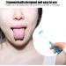 Ergonomic Tongue Scraper for Bad Breath Relief - Blue Tongue Brush & Mouthpiece Cleaner for Men & Women - Buy Online on GoSupps.com