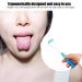 Ergonomic Tongue Scraper & Brush for Fresh Breath | Best Mouth Care Tool to Remove Plaque (Blue) - Buy Online on GoSupps.com