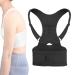 Posture Corrector Brace | Adjustable Back Support & Shoulder Straightener | Orthopedic Full Back Support for Men & Women - Black XL - Buy Online on GoSupps.com