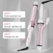 DAN Curling Iron - 1 1/4 Inch Long Barrel Dual Voltage Hair Curling Iron for Travel - Perfect Curls White - Buy Online on GoSupps.com