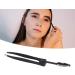 Verdant Touch Mini Slant Tweezer 2 in 1 Multifunctional Eyebrow Tweezer with Comb Slant Tip Mini Grooming Tool for Eyebrows Facial Hair Eyelashes Black - Buy Online on GoSupps.com