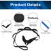 Flintronic Yoga Stretching Strap - 7 Loops Elastic Gymnastics Band for Leg Muscle Stretching TPE Tension Belt - #1 Black - Buy Online on GoSupps.com
