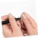 FOMIYES Nail Pen Nail Dotting Painting Drawing Pen Gel Nail Tool Nail Brush Pen Nail Polish Drawing Pen Art Graffiti Pen Manicure Dotting Pen Extension Gel Pen Abs To Color Drawing Tool 14X1X1CM Black - Buy Online on GoSupps.com