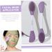 NUSITOU Mud Applicator Clay Brush Facial Scrubber for Face Applier Applicator Tool Cleaning Scrubber Face Scrubber Face Wash Brush Silicone Scrubber Plastic Double Sided - Buy Online on GoSupps.com