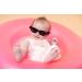 Kiddus Baby Sunglasses for Newborn to 2 Years | UV400 Sun Protection | Adjustable Band | Black - Buy Online on GoSupps.com