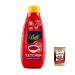 Italian Gourmet E.R. Biffi Tomato Ketchup with 100% Italian tomatoes 950g of tomato ketchup (fruity tomato flavor) + 400g gourmet Italian polpa
