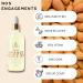 ESSENTIOIL Organic Sweet Almond Oil 100% Natural Brings Shine Strengthens Hair Fights Stretch Marks Prevents Skin Dryness 50 ml Glass Bottle French Brand - Buy Online on GoSupps.com
