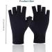 Tongyend UV Gloves for Gel Nails - Professional Fingerless Protection for Nail Lamp Dryer | Outdoor Use - Black/White - Manicure & Skin Care - Buy Online on GoSupps.com