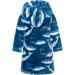 Buy XINNE Boys Girls Soft Bathrobe - Cute Ocean Blue Flannel Hoodie Robes for Toddler Baby Sleepwear - Buy Online on GoSupps.com
