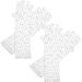 FOMIYES 8 Pairs Nail Gloves Uv Gloves for Gel Manicures Gel Manicure Uv Gloves Gel Nails Gloves Uv Lamp Glove for Gel Nails Gel for Nails Polyester White Light Miss Anti-black - Buy Online on GoSupps.com