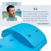 Blue Back Pain Relief Diet Book & Lumbar Stretcher for Spine Alignment | Dr. Sinett s Guide to Back Pain Relief - Buy Online on GoSupps.com