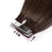 SEGO Hair Extensions 20 Inch - 20 PCS #4 Medium Brown | Premium Quality International Shipping - Buy Online on GoSupps.com