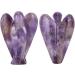 Angel Decorations Beautiful Elegant Angel Clear Crystal Healing Statue Carved Quartz Peace Angel(Amethyst) - Buy Online on GoSupps.com