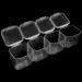 Qwertfeet 56 Grids Storage Tool DIY Organizer Transparent Plastic Removable Rhinestones Nail Art Grid 56 Diamond Storage Box Necklace Beads Display Stand - Buy Online on GoSupps.com