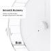 BUCATSTATE Hamster Wheel Silent 21cm Dual-Bearing Hamster Exercise Wheel Quiet Spinning for Syrian/Dwarf Hamster Gerbils Mice Degus Or Other Small Animals (White) 21cm white - Buy Online on GoSupps.com