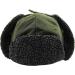 Olive Wool Blend Aviator Trapper Hat - Warm Winter Cold One Size - Buy Online on GoSupps.com