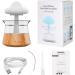 Rain Cloud Humidifier with Essential Oils Set | 7-Color Aromatherapy Diffuser - Remote Control & Wooden Design for Bedroom - Buy Online on GoSupps.com