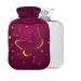 Butterfly Hot Water Bottle with Cover 1L Small Hot Water Bag for Pain Relief Headaches Neck and Shoulders BPA Free