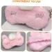 FOMIYES 4 Pcs Plush Eye Masks Sleep Masks for Women Men & Kids Comfortable Eye Covers in Pink - Buy Online on GoSupps.com