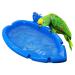 Groust Bird Bath Tub Bowl Basin Hanging Birdbath Toy Pet Parrot Budgie Parakeet Cockatiel Cage Water Shower Food Feeder (including mounting screws)
