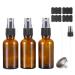 ALIFEIA 30ml Amber Glass Spray Bottles Small Empty Fine Mist Refillable Travel Spray Bottle for Cleaning Perfume Aromatherapy Cosmetic Sprays Hair Essential Oils with Fine Mist Dispenser(3 Pack) Amber 3 Pack 30ml